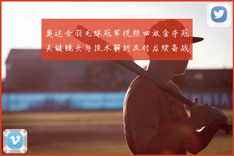 奥运会羽毛球冠军视频回放含夺冠关键镜头与技术解析及对后续备战影响